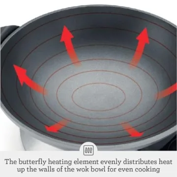 Breville Hot Electric Wok - Non-Stick Cooking Equipment