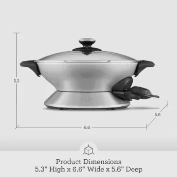 Breville Hot Electric Wok - Non-Stick Cooking Equipment