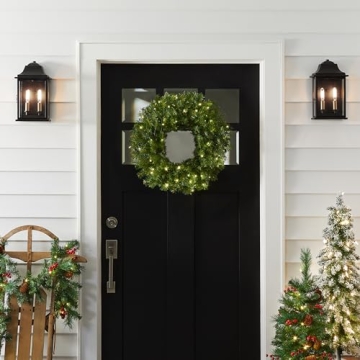 Shop National Tree Company Pre-Lit Christmas Wreath