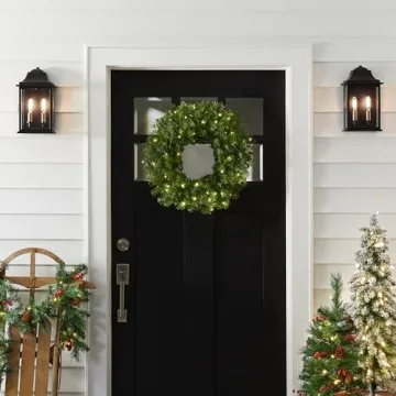 Shop National Tree Company Pre-Lit Christmas Wreath
