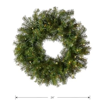 Shop National Tree Company Pre-Lit Christmas Wreath