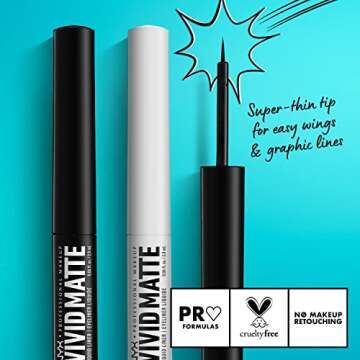 NYX PROFESSIONAL MAKEUP Vivid Matte Liquid Liner - White