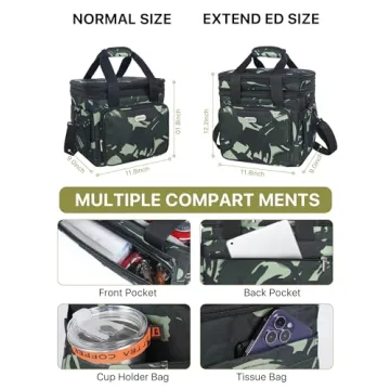 ESMNOAN Double Deck Lunch Box for Men and Women