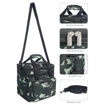 ESMNOAN Double Deck Lunch Box for Men and Women