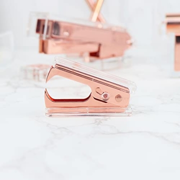 Stylish NatSumeBasics Rose Gold Staple Remover for Office