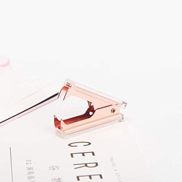 Stylish NatSumeBasics Rose Gold Staple Remover for Office