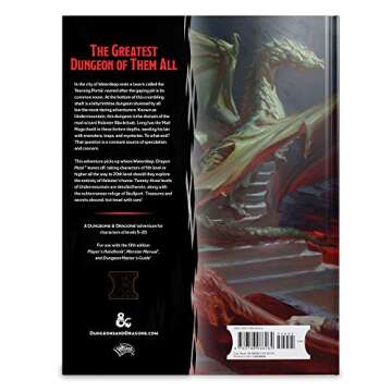 Dungeons & Dragons Waterdeep: Dungeon of The Mad Mage Adventure Book for Roleplaying Enthusiasts