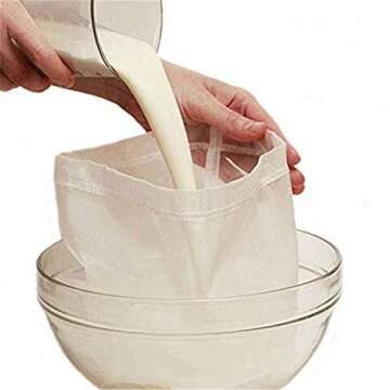 Reusable Nut Milk Bags - 10"x12" | Perfect Strainer