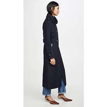 Mackage Women's Elodie Coat, Navy, Blue, M