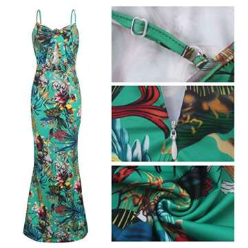 SheKiss Floral Maxi Dress for Women - Casual & Stylish