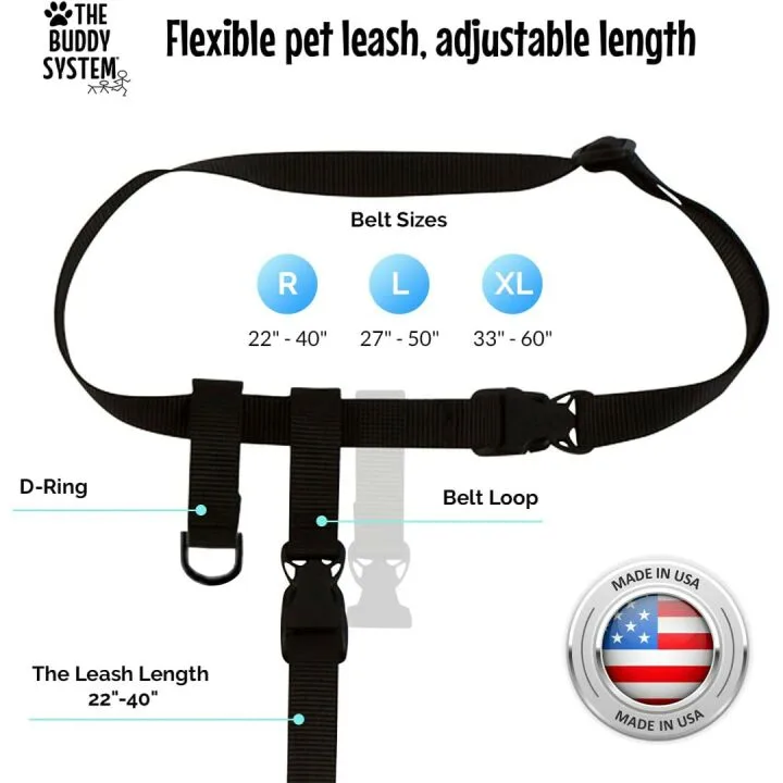 Adjustable Hands-Free Dog Leash for All Sizes