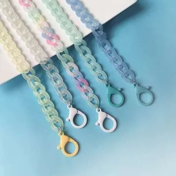 Plastic Lobster Claw Clasps, 100pcs Multicolor Hard Plastic Clips and Open Jump Rings Cute Lanyard Snap Hooks for Necklace Bracelet Jewelry Making Premium Lobster Clasp for Key Chain & DIY Crafts