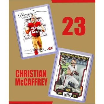 Christian McCaffrey Football Cards Gift Pack - Assorted Cards