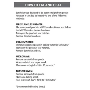 Pepperoni Pizza Slices MRE - Perfect for Camping and Lunch