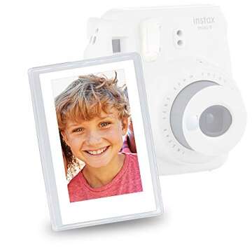 FREEZ-A-FRAME Magnetic Photo Pockets for Fuji Mini Instax Photos (Wallet Size) 10 Pack