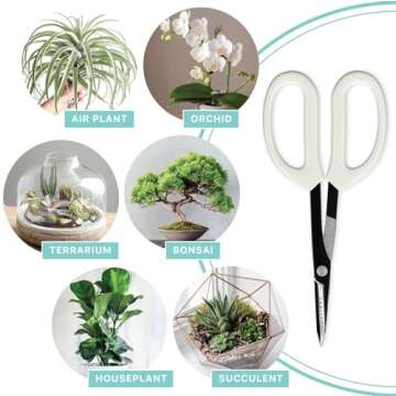 Precision Gardening Scissors for Pruning and Trimming