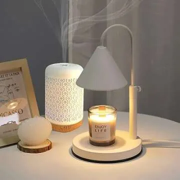 KMRIPYU Essential Oil Diffuser with 7 Color Modes