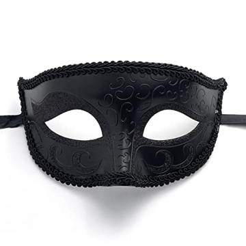 Elegant Erythem Venetian Masquerade Mask for Men & Women - Halloween & Mardi Gras
