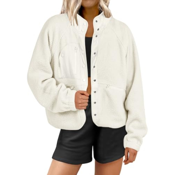 Stylish ANRABESS Women's Fleece Jacket for Any Occasion