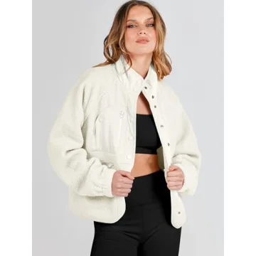 Stylish ANRABESS Women's Fleece Jacket for Any Occasion