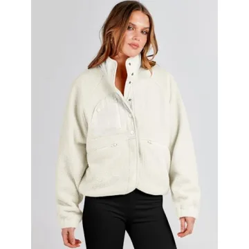 Stylish ANRABESS Women's Fleece Jacket for Any Occasion