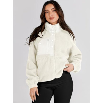 Stylish ANRABESS Women's Fleece Jacket for Any Occasion