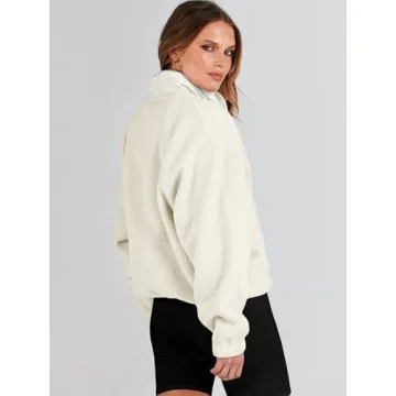 Stylish ANRABESS Women's Fleece Jacket for Any Occasion