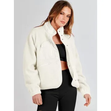 Stylish ANRABESS Women's Fleece Jacket for Any Occasion