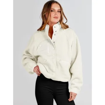 Stylish ANRABESS Women's Fleece Jacket for Any Occasion