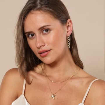 Dainty LUCA SMITH Personalized Initial Necklaces for Women