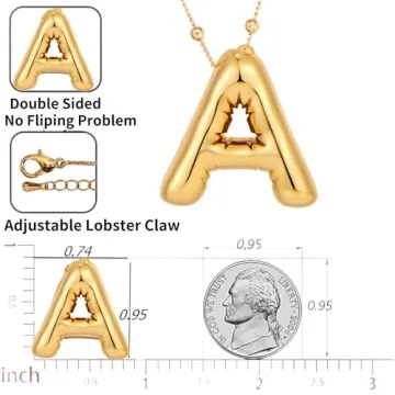 Dainty LUCA SMITH Personalized Initial Necklaces for Women