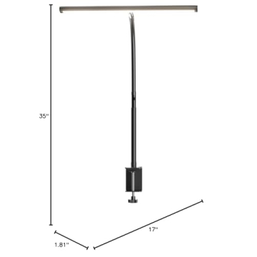 Airlonv LED Desk Lamp with Adjustable Gooseneck