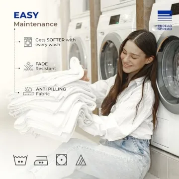 THREAD SPREAD 100% Pure Egyptian Cotton Sheets Queen Size - 1000 High Thread Count Sheets Queen, 4 PC Luxury Hotel Sheets for Queen Bed, 16" Deep Pocket Sateen Soft Cooling Bedding Sets - Dark Grey