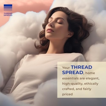 THREAD SPREAD 100% Pure Egyptian Cotton Sheets Queen Size - 1000 High Thread Count Sheets Queen, 4 PC Luxury Hotel Sheets for Queen Bed, 16" Deep Pocket Sateen Soft Cooling Bedding Sets - Dark Grey