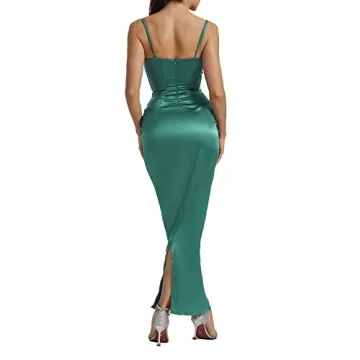 Stunning Sexyshine Satin Corset Dress For Parties