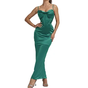 Stunning Sexyshine Satin Corset Dress For Parties