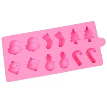 Megrocle 2 Pack Christmas Silicone Candy Molds - Fun & Reusable