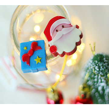 Megrocle 2 Pack Christmas Silicone Candy Molds - Fun & Reusable