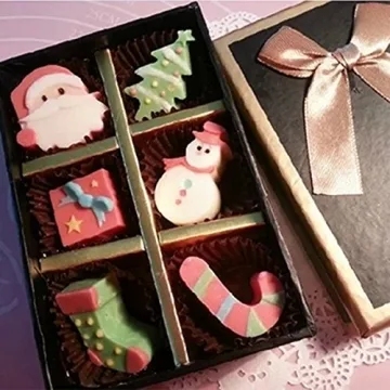 Megrocle 2 Pack Christmas Silicone Candy Molds - Fun & Reusable