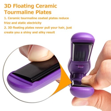 AmoVee Mini Portable Flat Iron for Effortless Styling