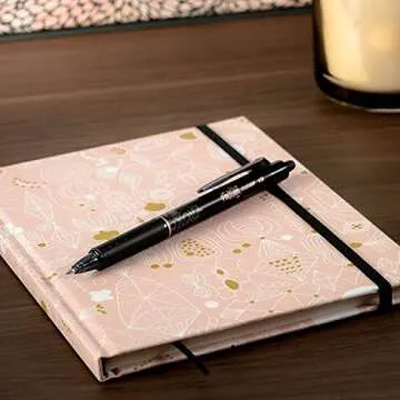 PILOT FriXion Clicker Erasable, Refillable & Retractable Gel Ink Pens, Bold Point, Black Ink, 6 PACK