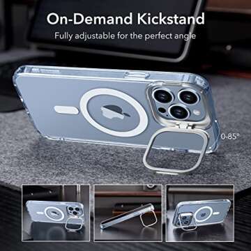 ESR for iPhone 13 Pro Case, Compatible with MagSafe, Shockproof Military-Grade Protection, Built-in ...