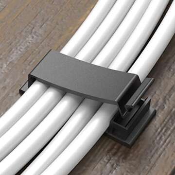 Self-Adhesive Cable Clips for Effective Wire Management