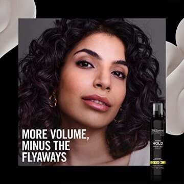 TRESemmé Tres Mousse Tres Extra Firm Control Mousse, Frizz Control with Flexible Feel for All Hair Types, Humidity Resistant, 10.5 oz