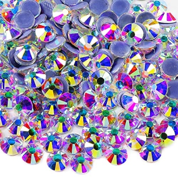 3mm hotfix AB Rhinestones,yantuo 2880pcs hot fix Crystal Rhinestone ss10,Bling Round Glass Stones fo...