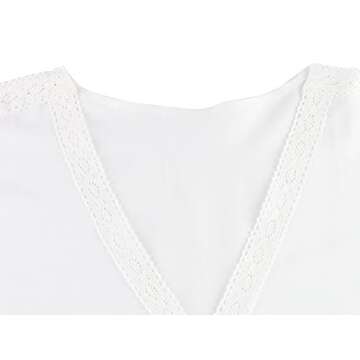 Walant Womens Solid Oversized Beach Cover Up Swimsuit Bathing Suit Beach Dress,White,One Size