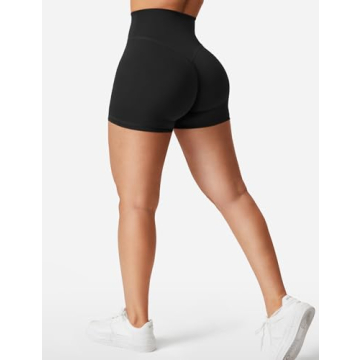 YEOREO Women's Biker Shorts 4.5" / 6" - High Waist Tummy Control Workout Shorts