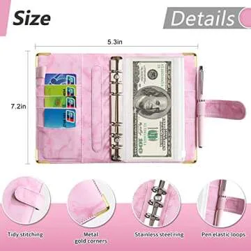 Stylish Soomeet Budget Binder with 54 Accessories