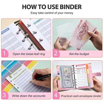 Stylish Soomeet Budget Binder with 54 Accessories