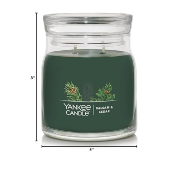 Yankee Candle Balsam & Cedar Medium Jar - 35+ Hours